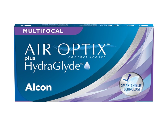 Alcon Air Optix plus HydraGlyde Multifocal (3 шт)
